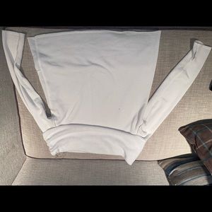 Over the shoulder sweater